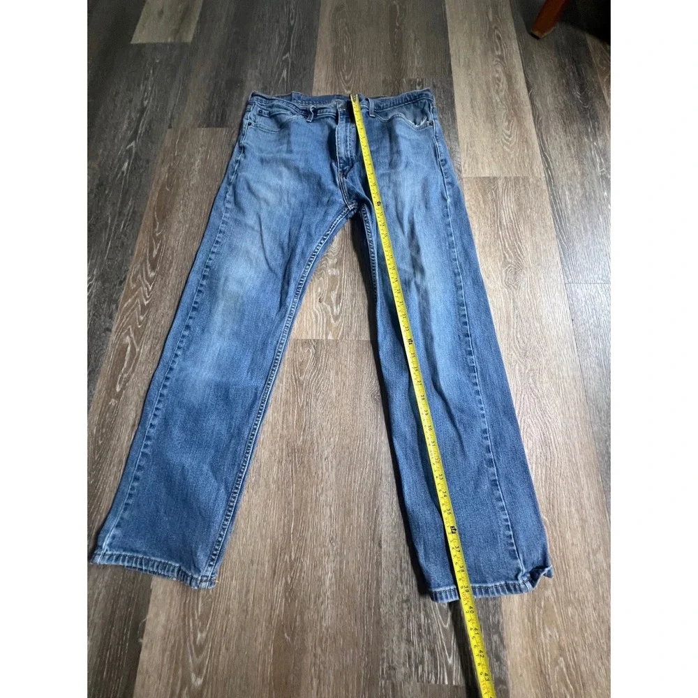Levi's 505 Regular Fit Jeans Mens 38x30 Blue‎ Straight Leg Denim Pants
